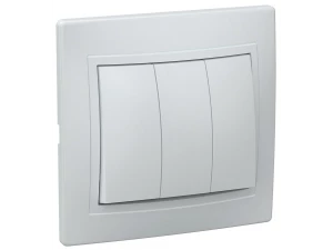 Выключатель ВС 10-3-0-КБ трехкл. 10А КВАРТА (белый) ИЭК