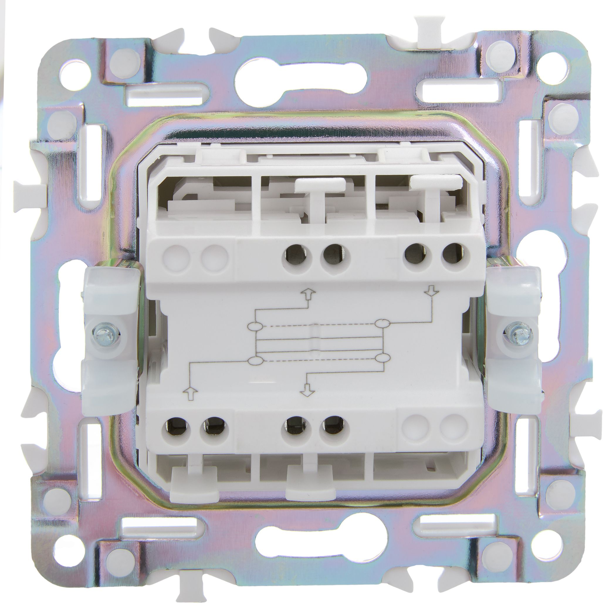             SKANDY Ажыратқыш 1 пернелі, айқара 10А SK-V03G графит IEK    