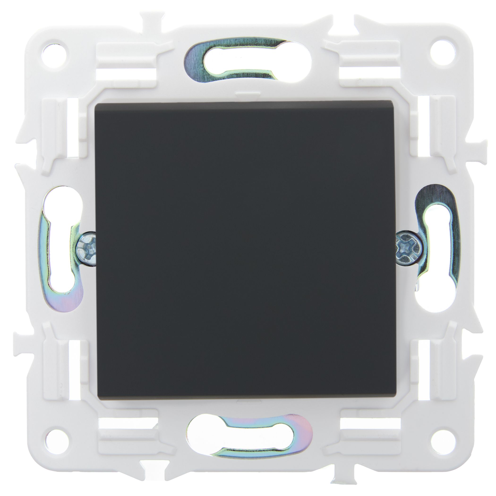             SKANDY Ажыратқыш 1 пернелі 10А SK-V01G графит IEK    