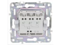             SKANDY Ажыратқыш 3 пернелі 10А SK-V11G графит IEK    