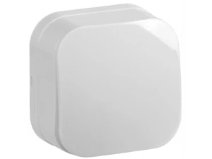 GLORY Выключатель 1-клавишный для открытой установки ВС20-1-0-ХБ белый IEK