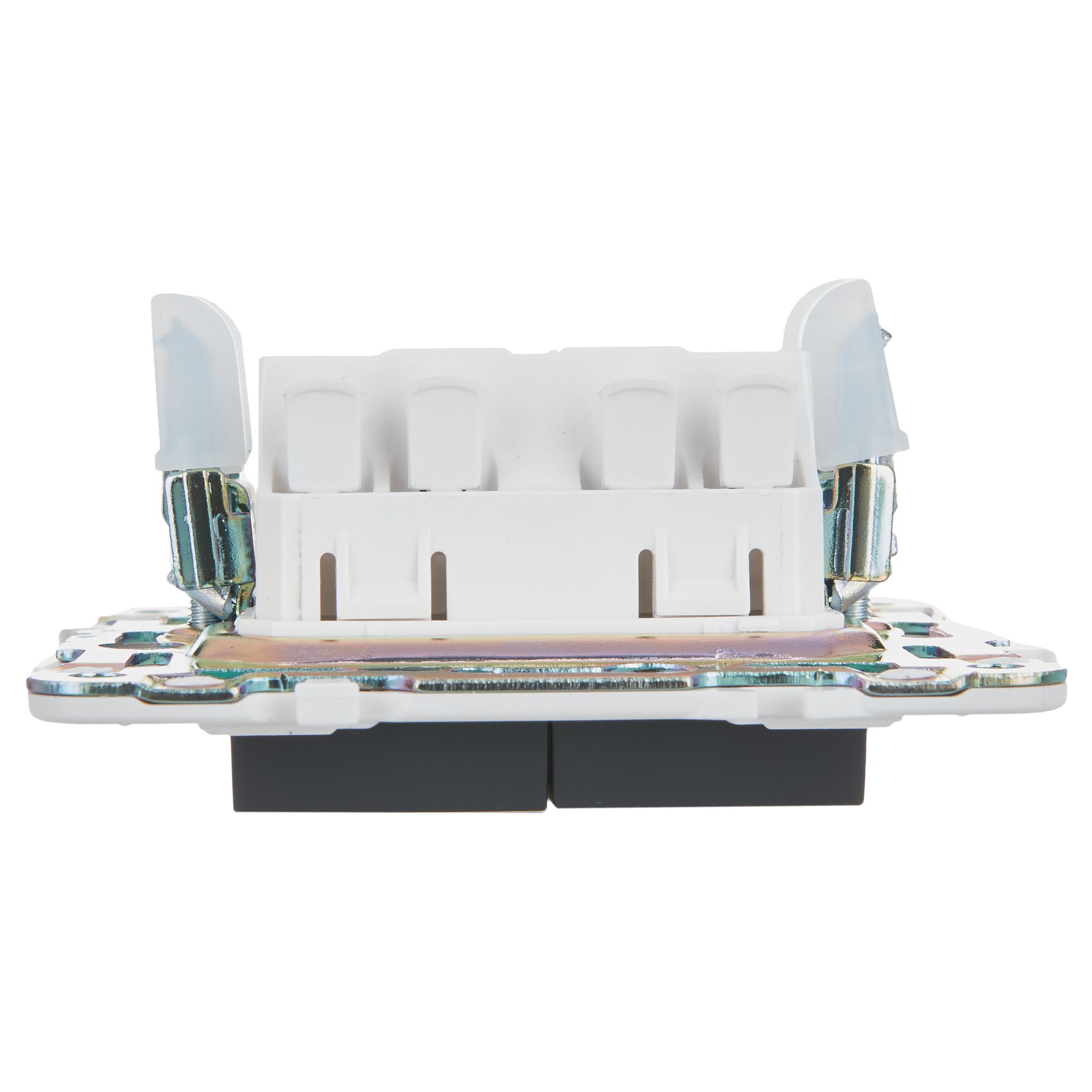             SKANDY Ажыратқыш, 2 пернелі, өтпелі, индикациямен, 10А SK-V10G графит IEK    