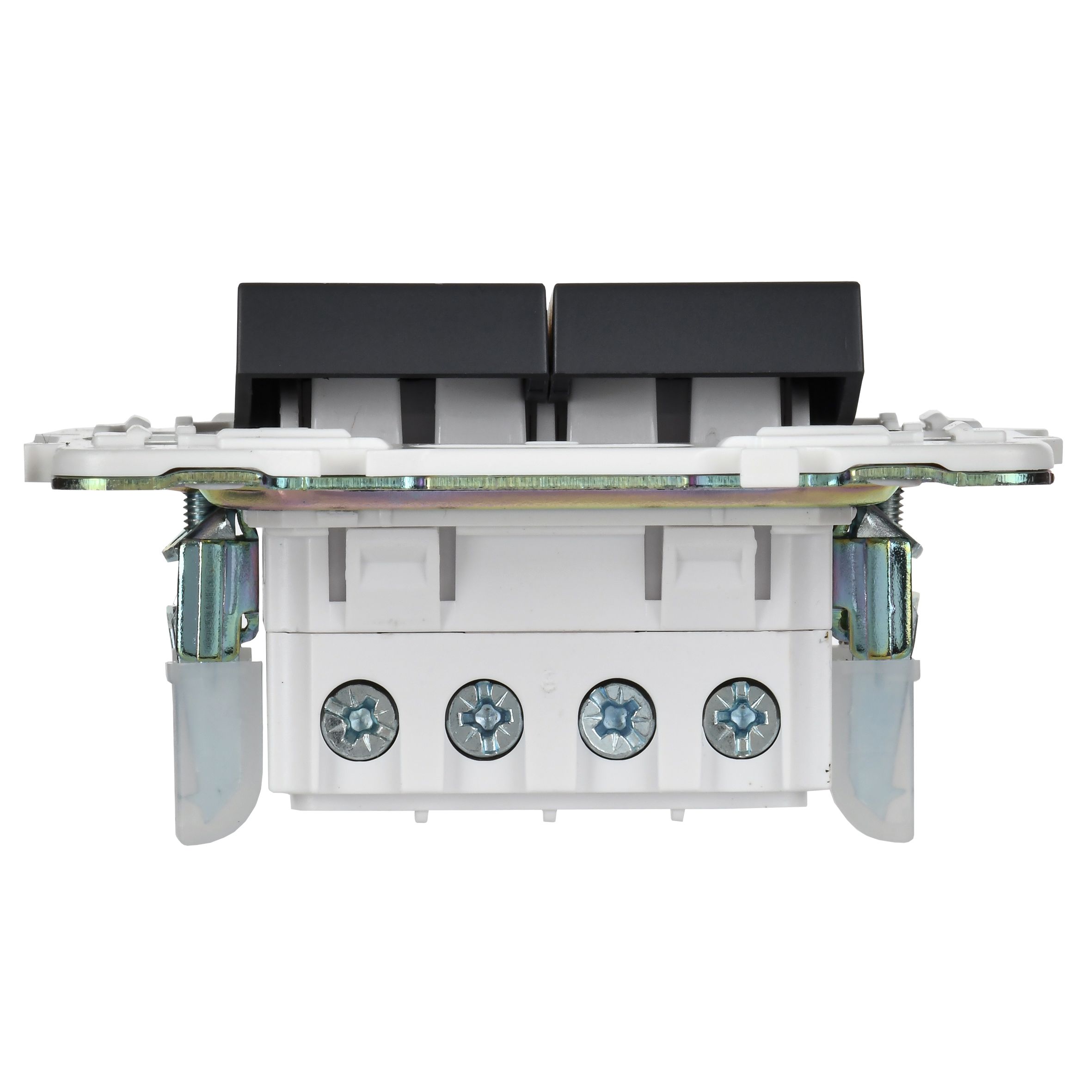             SKANDY Ажыратқыш, 2 пернелі, айқара 10А SK-V06Bl қара IEK    