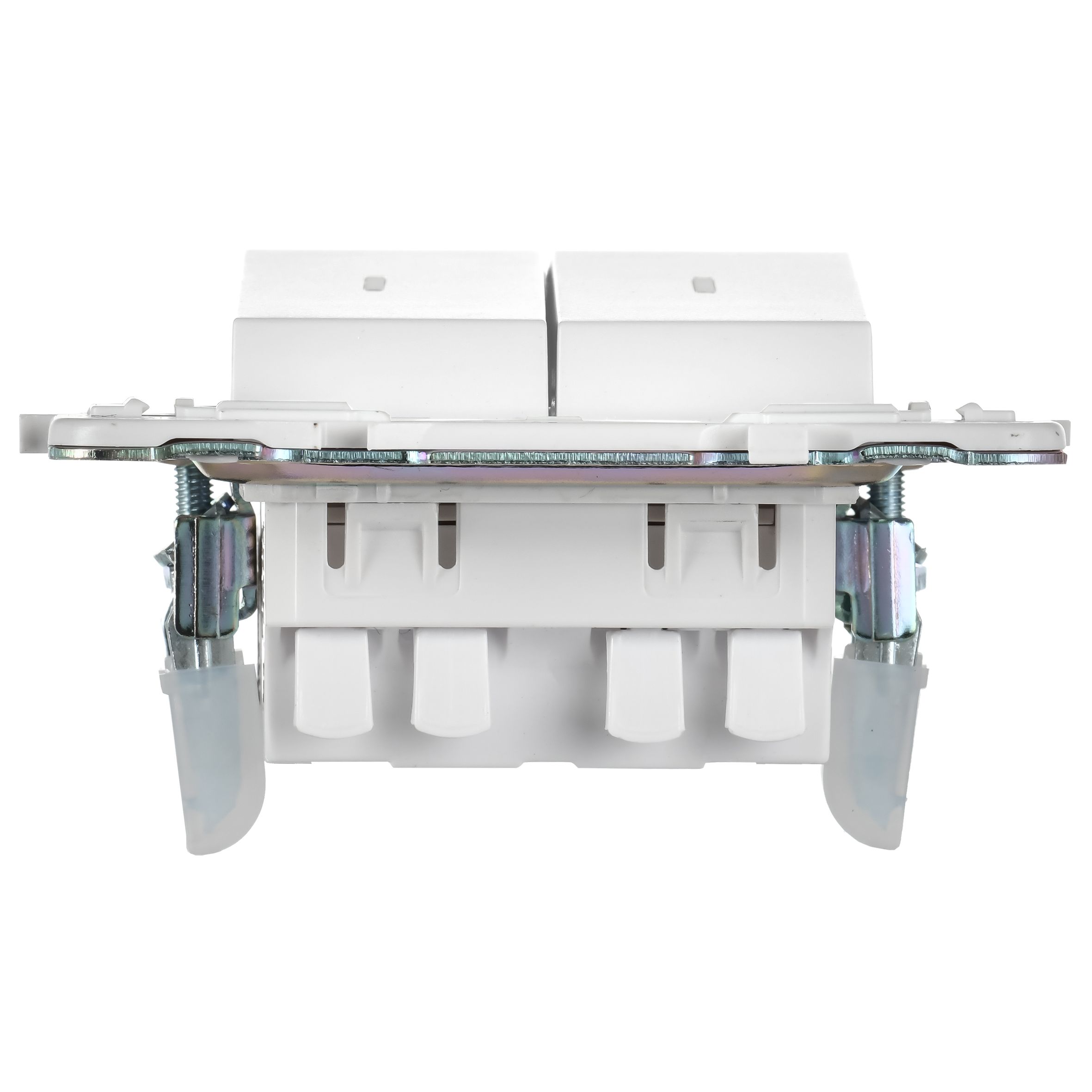             SKANDY Ажыратқыш, 2 пернелі, өтпелі, индикациямен, 10А SK-V10W арктикалық ақ IEK    