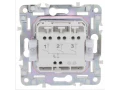             SKANDY Ажыратқыш 3 пернелі 10А SK-V11Bl қара IEK    