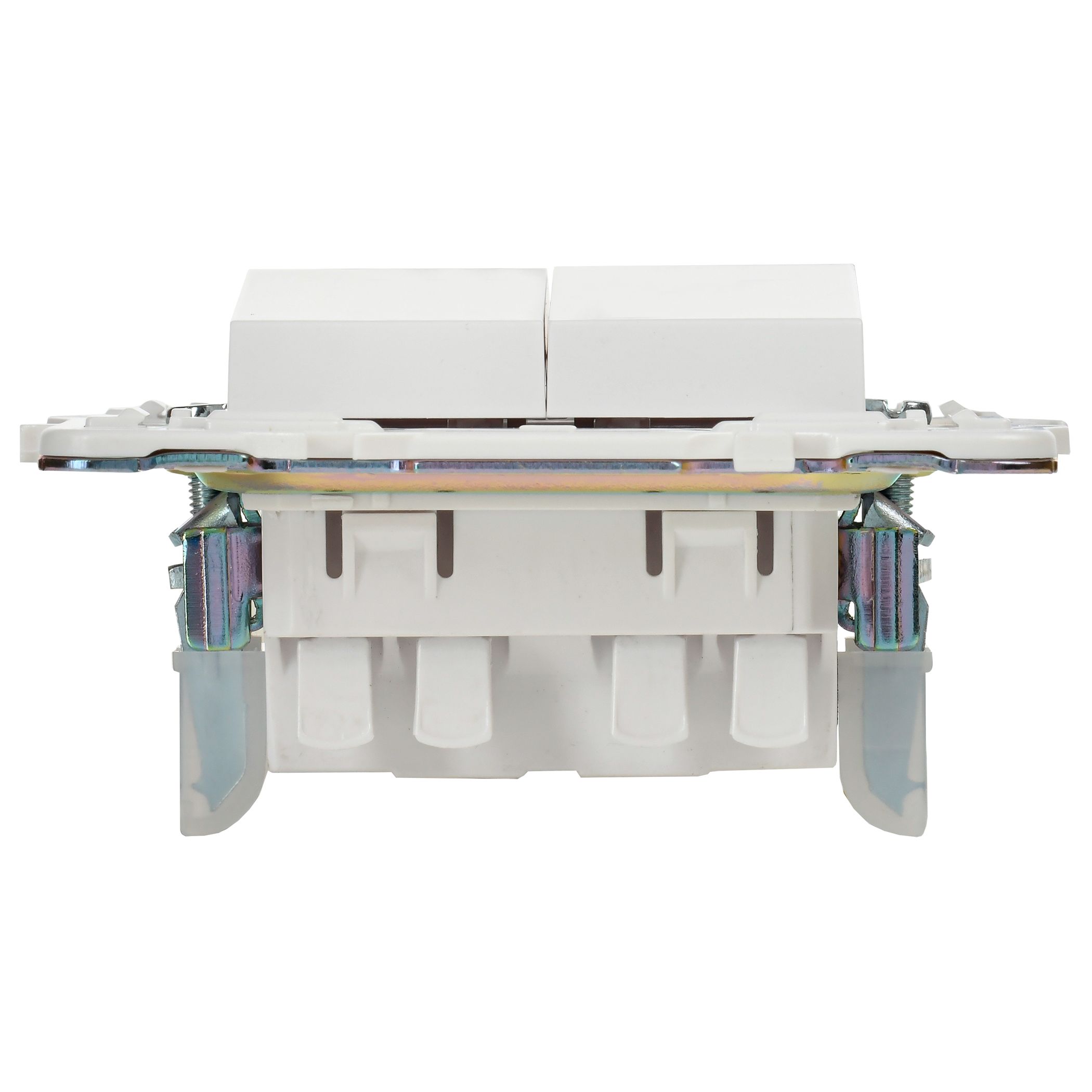             SKANDY Ажыратқыш, 2 пернелі, айқара 10А SK-V06W арктикалық ақ IEK    