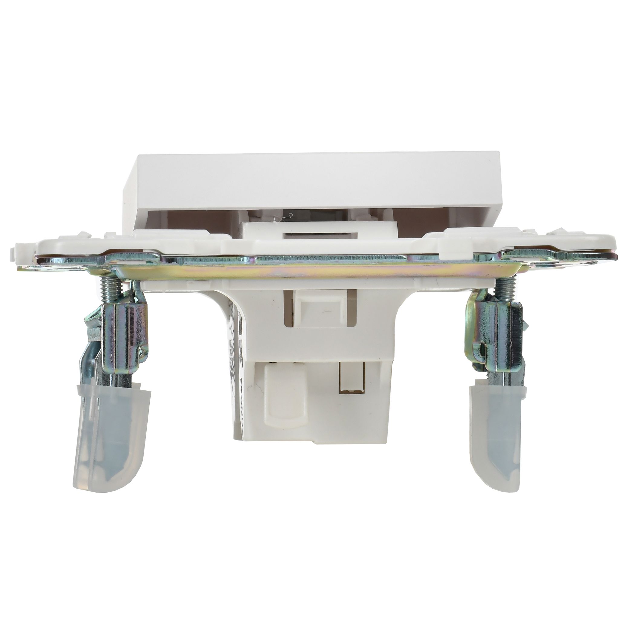             SKANDY Ажыратқыш 1 пернелі, индикациямен 10А SK-V07W арктикалық ақ IEK    