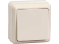             OKTAVA Ажыратқыш, 1 пернелі, ашық орнатуға арналған 10А ВС20-1-0-ОКм крем IEK    