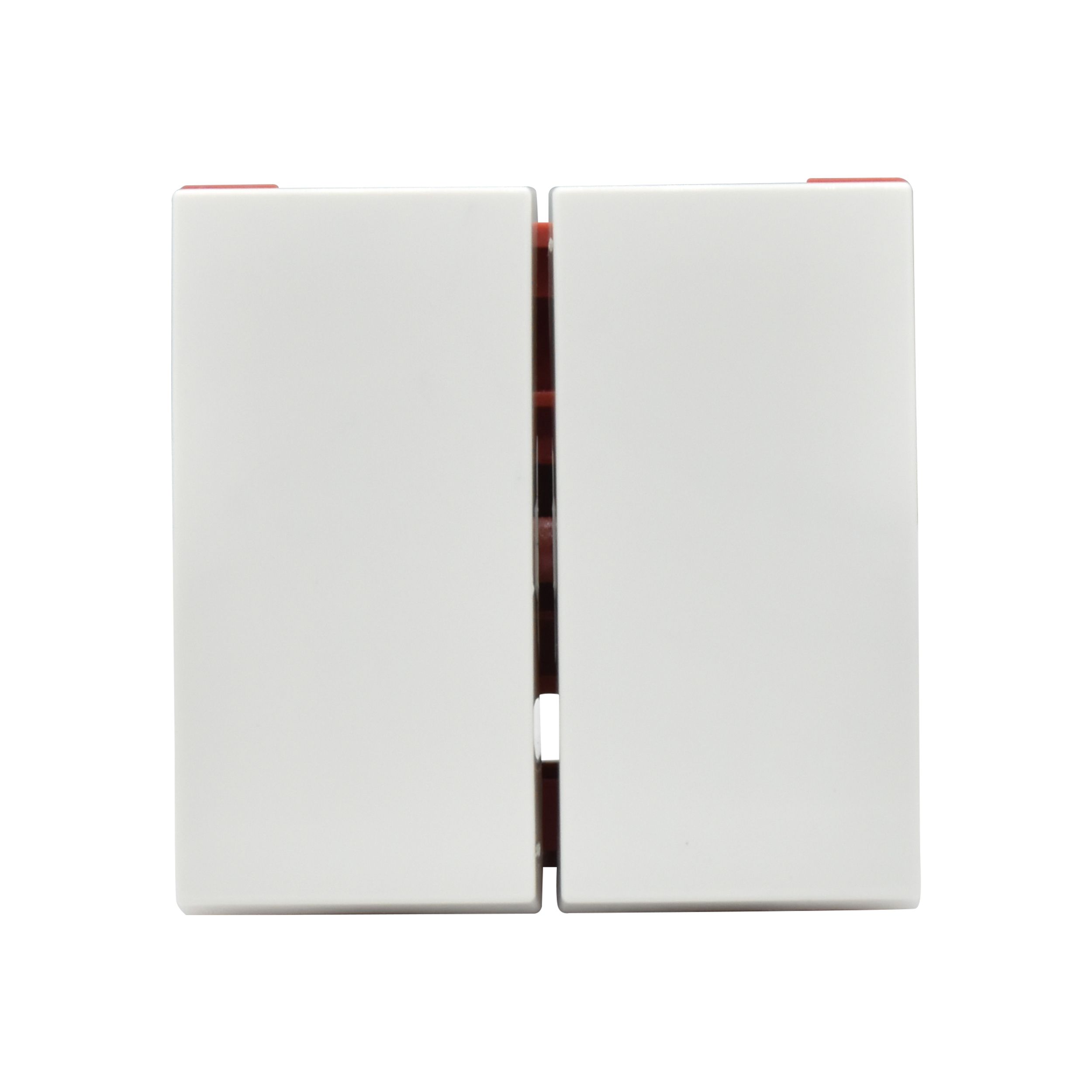             ВК1-22-00-П Ажыратқыш 2-пернелі (на 2 модульге) ПРАЙМЕР ақ ИЭК    