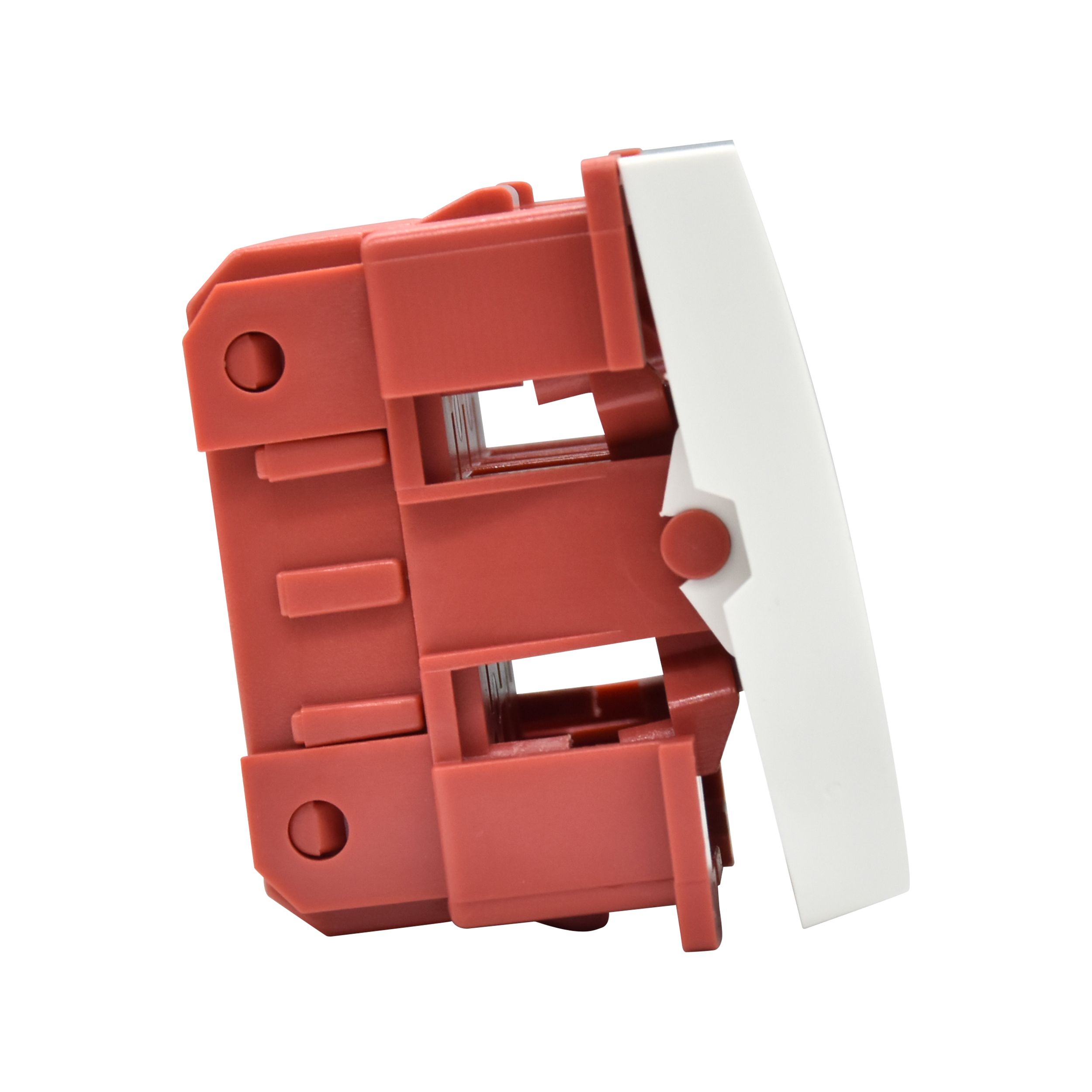             ВК4-21-00-П Өтпелі ажыратқыш (ажыратып-қосқыш) 1-пернелі (2 модульге) ПРАЙМЕР ақ ИЭК    