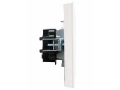             BRITE 1 ұялы жерлендірусіз перделері жоқ  розетка 10А жиынтықта РСР10-1-0-БрЖ інжу ИЭК    