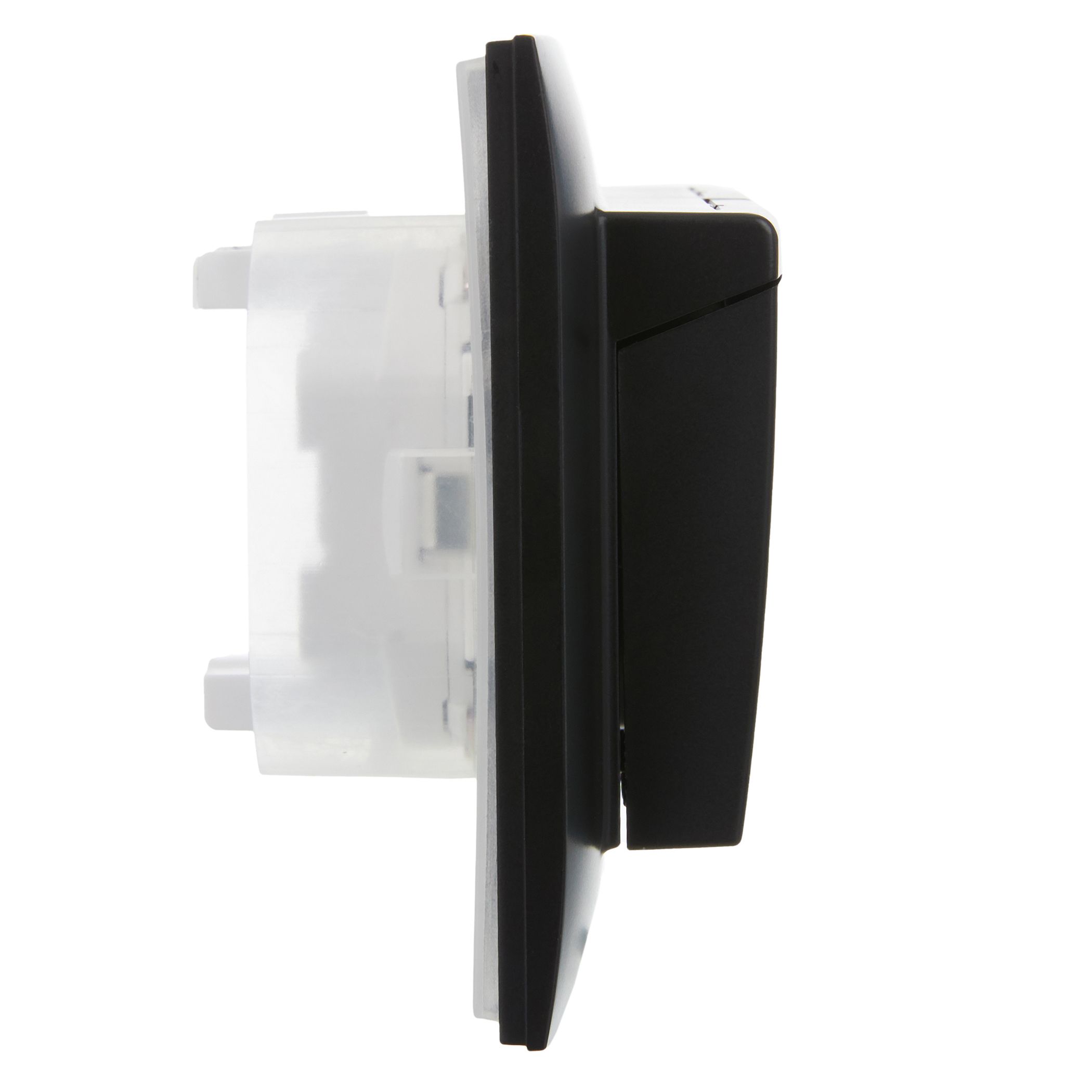             SKANDY Розетка 2 орынды, қақпағы бар 16А жиынтықта IP44 SK-R12Bl қара IEK SK-R12Bl қара IEK    
