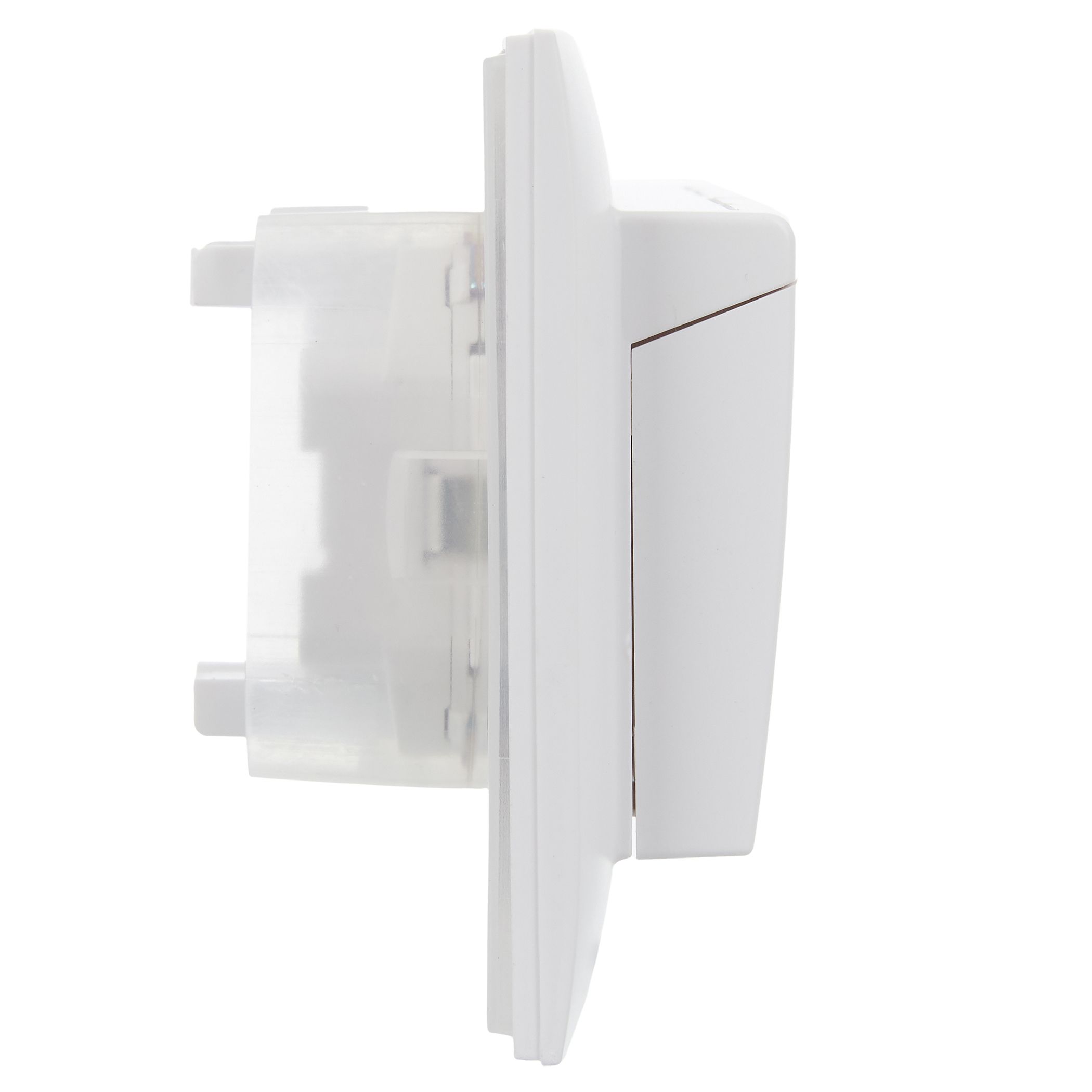             SKANDY Розетка 2 орынды, қақпағы бар 16А жиынтықта IP44 SK-R12W арктикалық ақ IEK    
