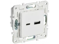             SKANDY USB A+C розеткасы 18Вт SK-R13W арктикалық ақ IEK    