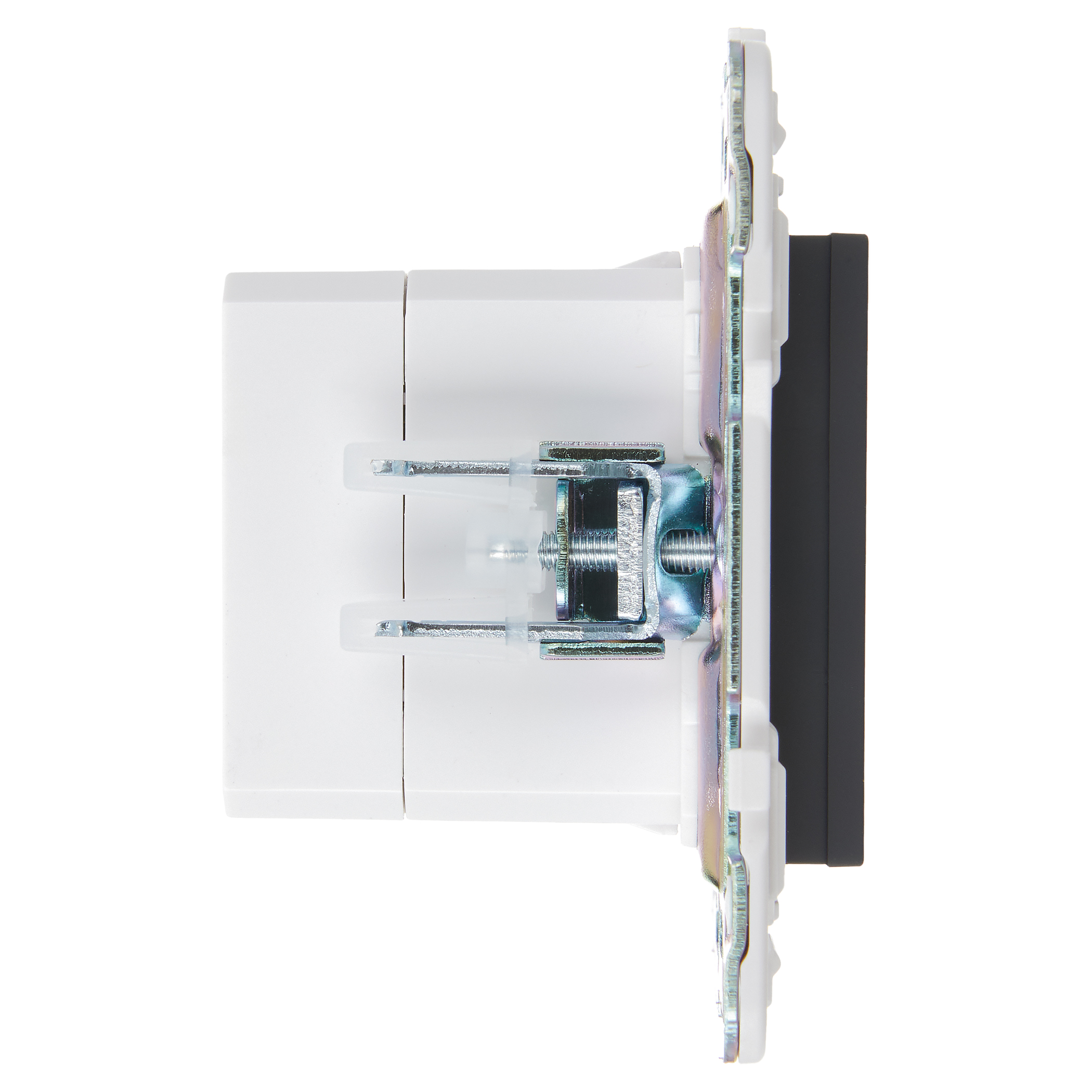             SKANDY USB A+А розеткасы 3,1А SK-R15G графит IEK    