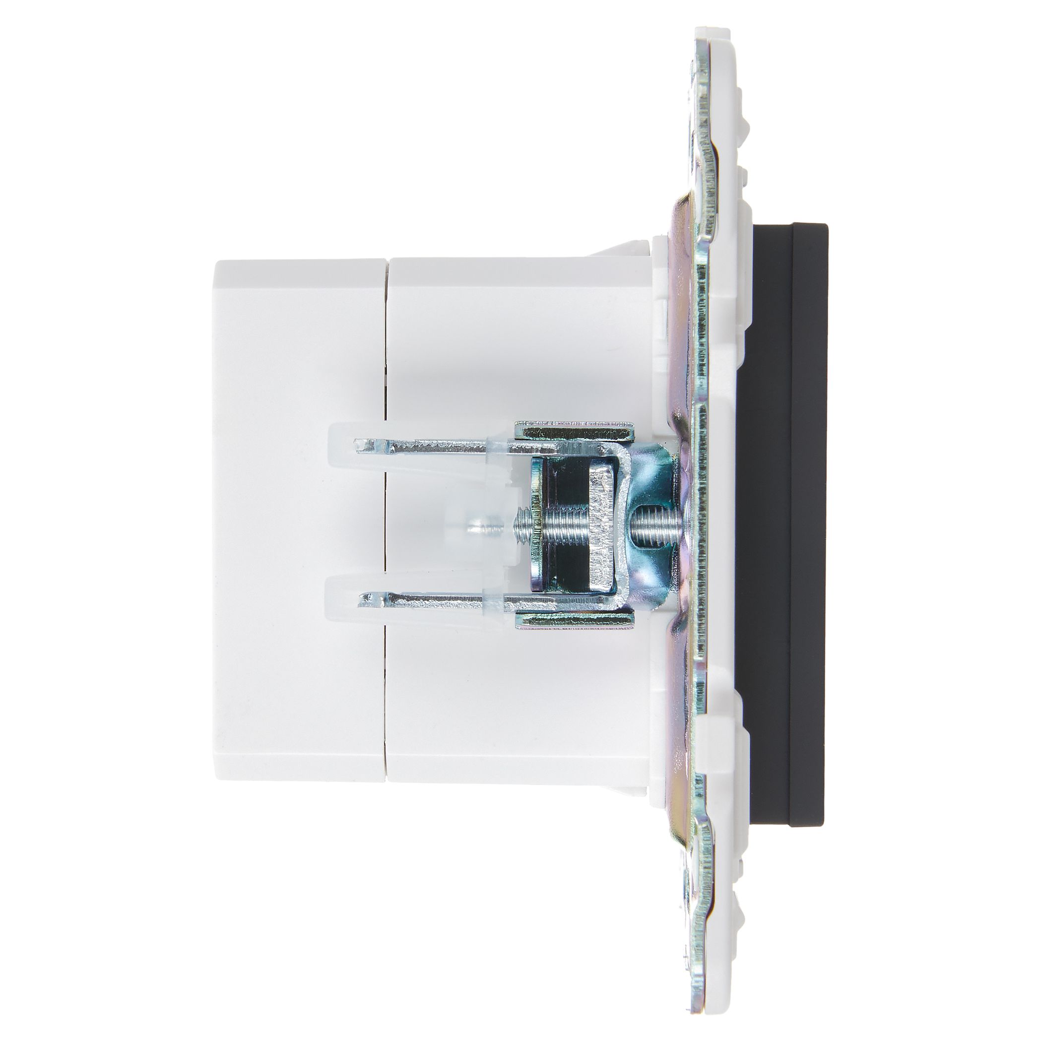             SKANDY USB A+А розеткасы 3,1А SK-R15G графит IEK    