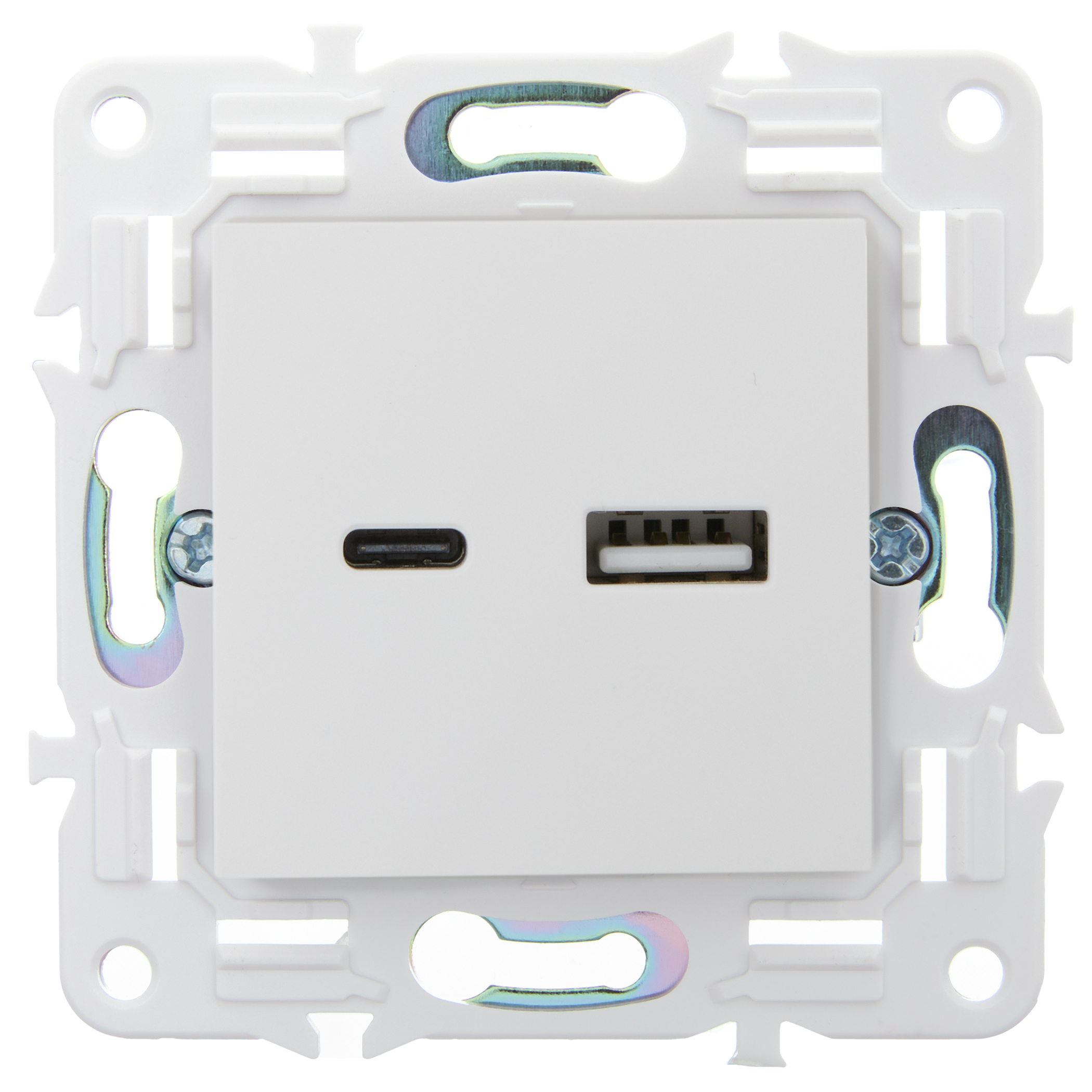             SKANDY USB A+C розеткасы 3,1А SK-R14W арктикалық ақ IEK    