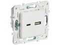             SKANDY USB A+C розеткасы 3,1А SK-R14W арктикалық ақ IEK    