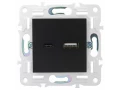             SKANDY USB A+C розеткасы 18Вт SK-R13Bl қара IEK    