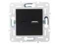             SKANDY USB A+C розеткасы 18Вт SK-R13Bl қара IEK    