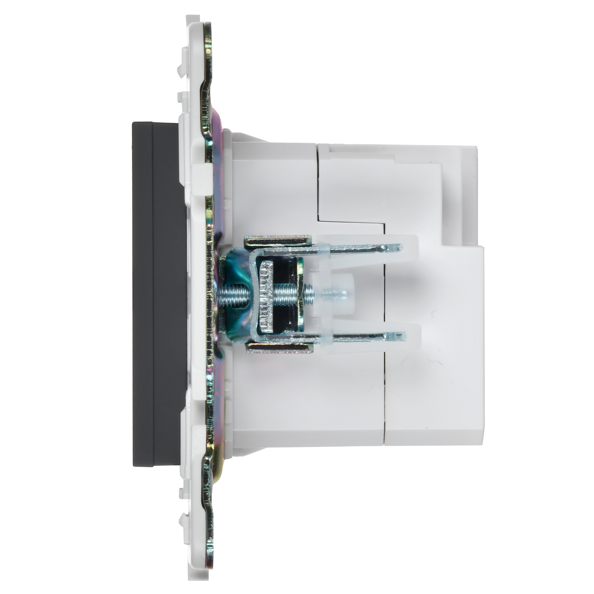             SKANDY USB A+C розеткасы 18Вт SK-R13G графит IEK    