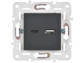             SKANDY USB A+C розеткасы 18Вт SK-R13G графит IEK    