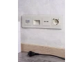             BRITE USB A+A розеткасы 5В 3,1А РЮ10-1-БрКр сарғыш IEK    