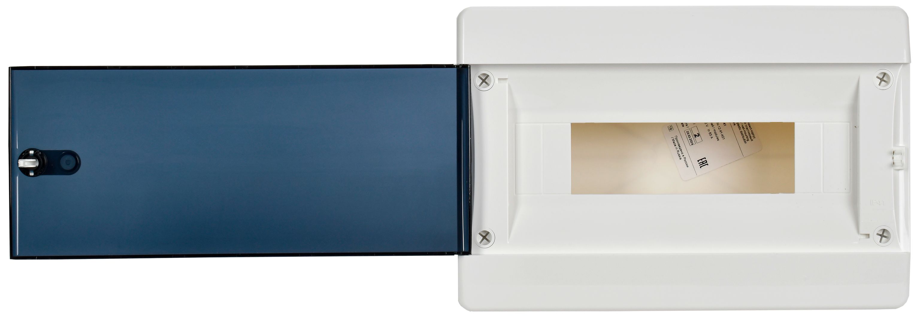             Пластиктен жасалған корпус ЩРВ-П-12 IP41 қара, селдір есік UNION Compact ИЭК    