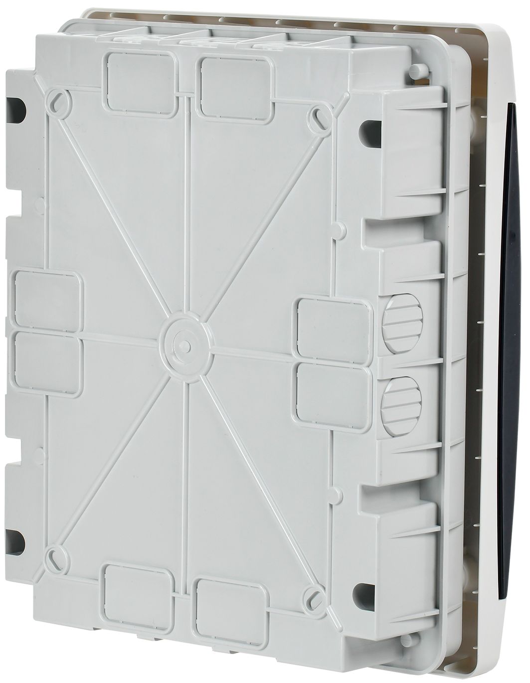             Пластиктен жасалған корпус ЩРВ-П-18 IP41 қара,  селдір есік UNION Compact ИЭК    