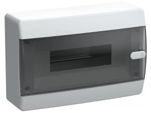 Корпус пластиковый ЩРН-П-12 IP41 черная прозрачная дверь UNION Compact ИЭК