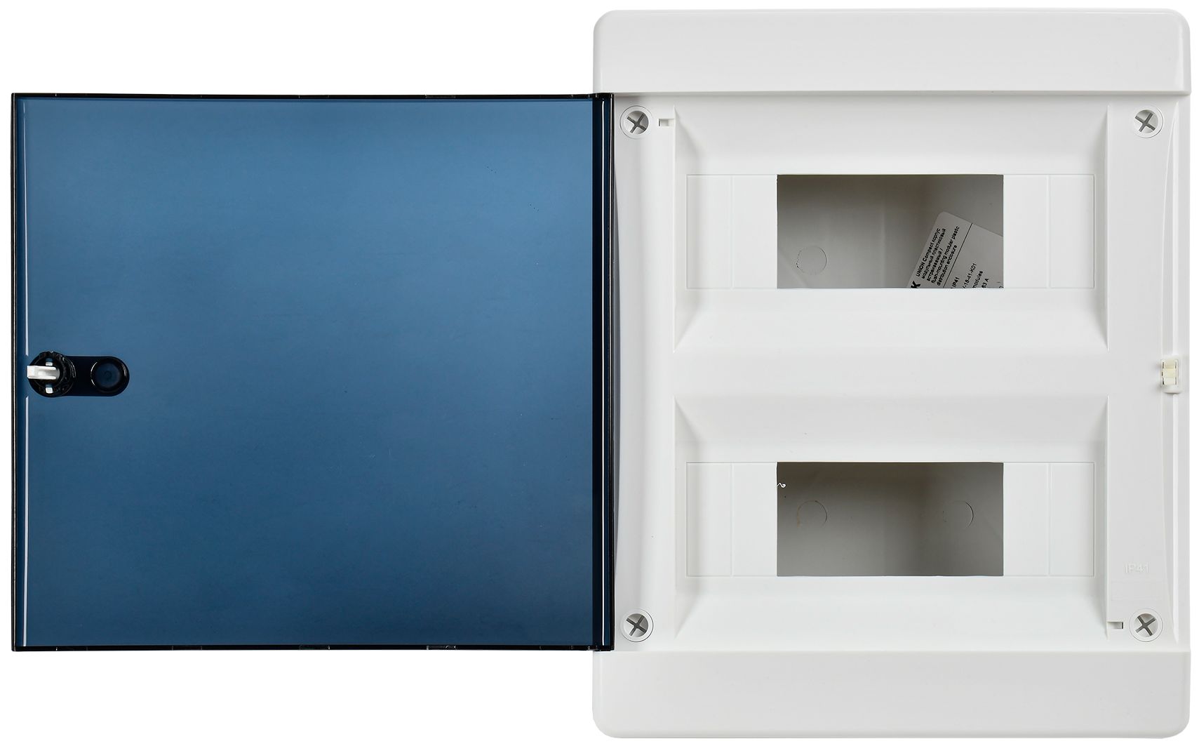             Пластиктен жасалған корпус ЩРН-П-18 IP41 қара, селдір есік UNION Compact ИЭК    