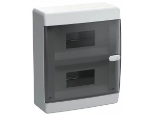 Корпус пластиковый ЩРН-П-18 IP41 черная прозрачная дверь UNION Compact ИЭК