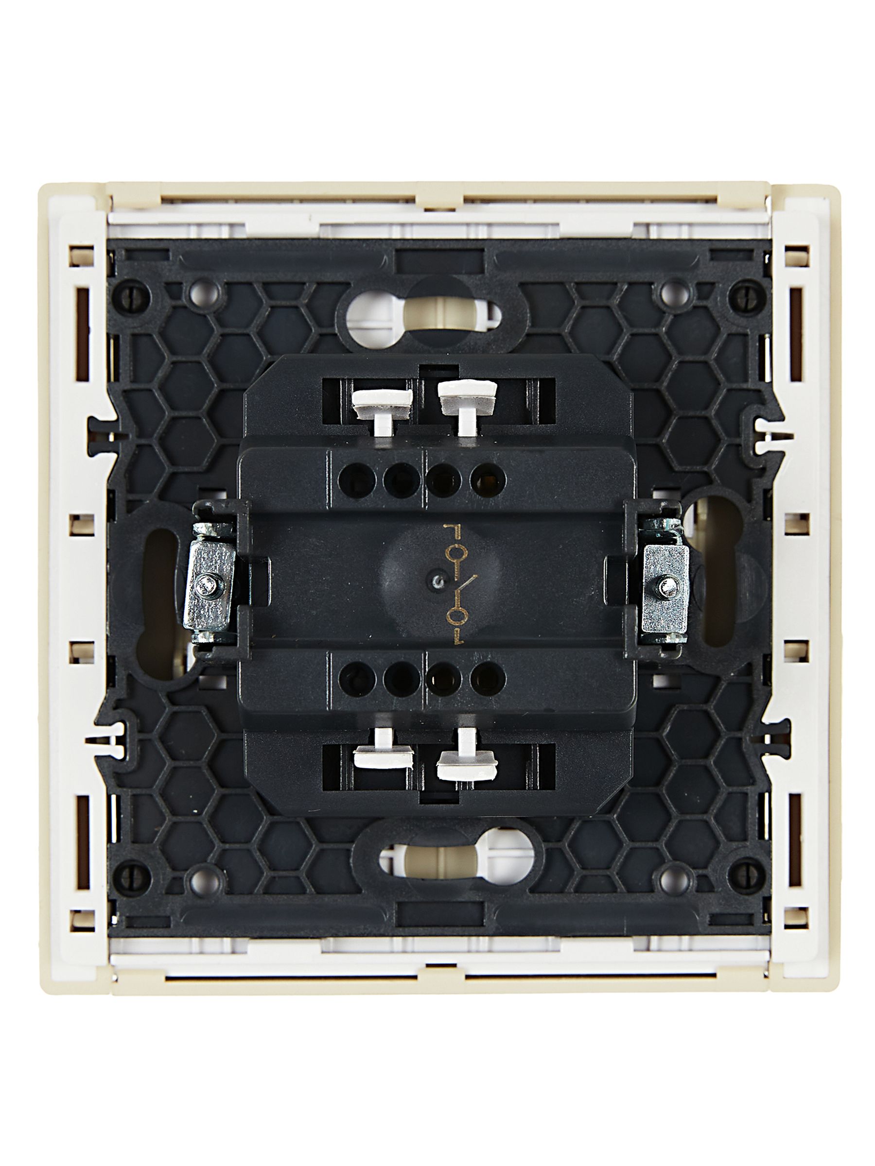             FORTE&PIANO Ажыратқыш 1 пернелі 10А FP401 ваниль ИЭК    