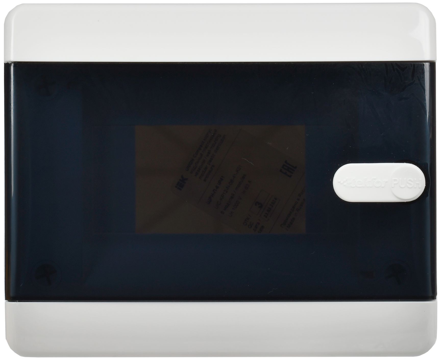             Пластиктен жасалған корпус ЩРН-П-6 IP41 қара, селдір есік UNION Compact ИЭК    