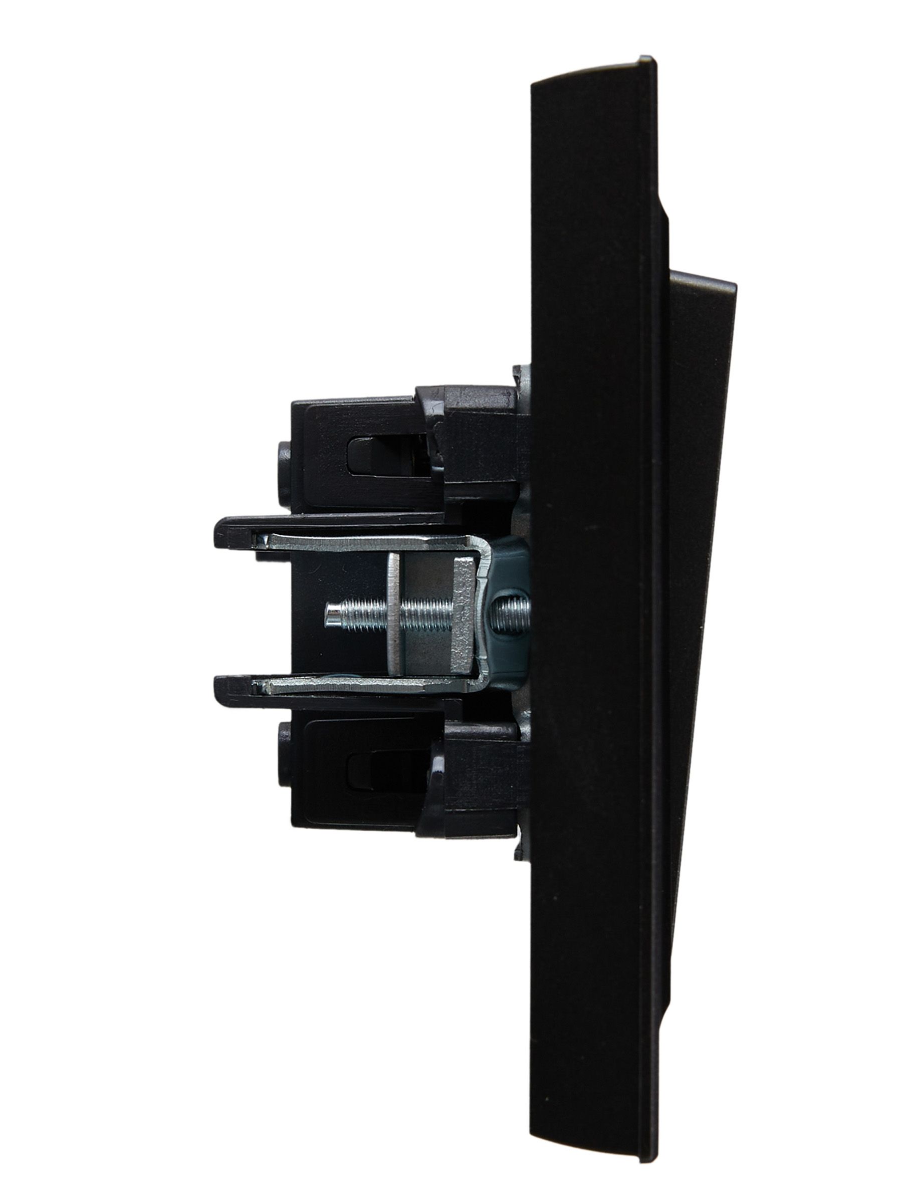             BRITE Ажыратқыш, бір пернелі 10А жиынтықта ВС10-1-0-БрЧ қара ИЭК    