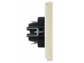             FORTE&PIANO Ажыратқыш 1 пернелі, айқара 10А FP412 ваниль ИЭК    