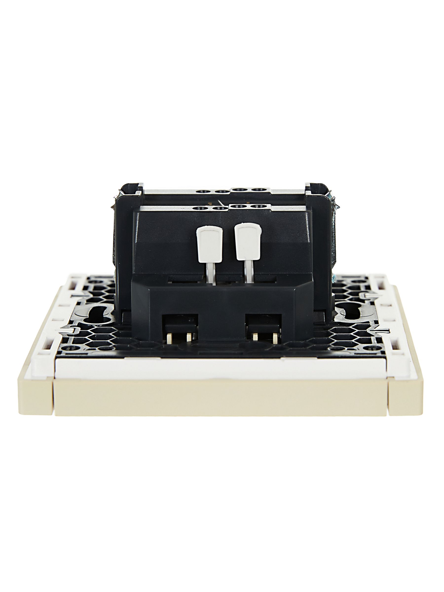             FORTE&PIANO Ажыратқыш 1 пернелі, өтпелі 10А FP403 ваниль ИЭК    