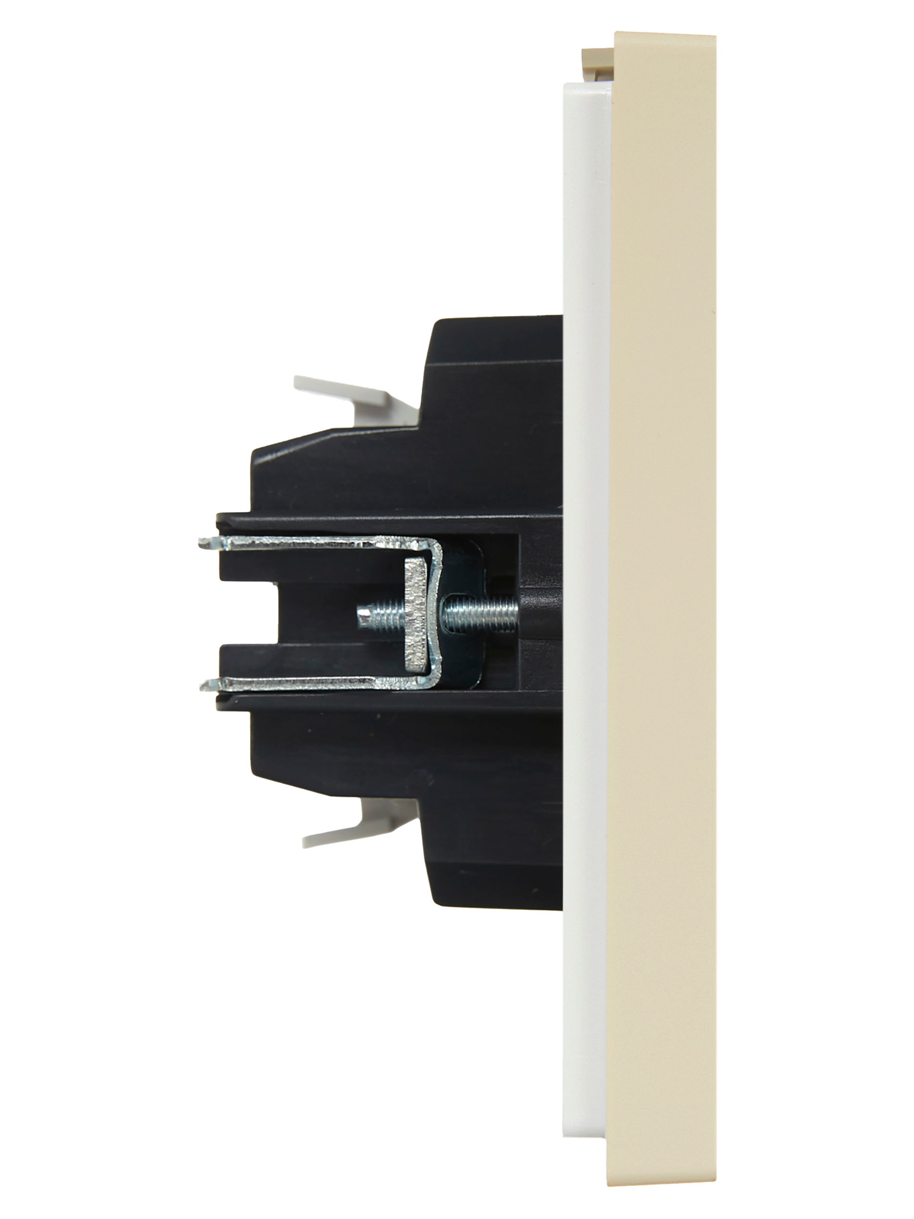             FORTE&PIANO Ажыратқыш 2 пернелі, өтпелі 10А FP407 ваниль ИЭК    