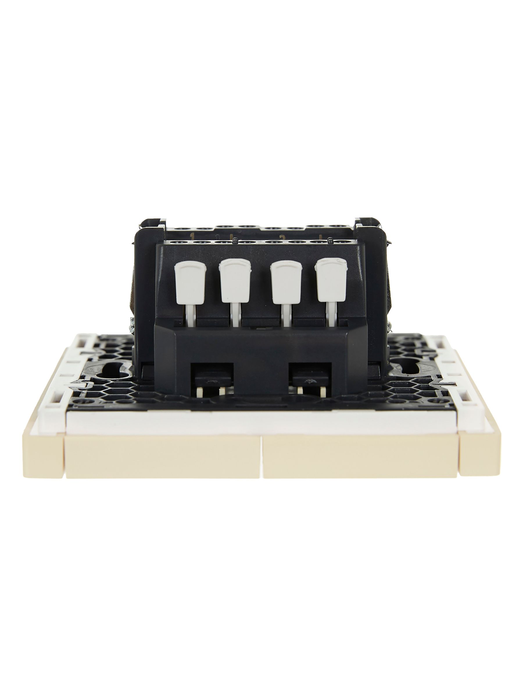             FORTE&PIANO Ажыратқыш 2 пернелі, өтпелі 10А FP407 ваниль ИЭК    