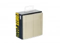            FORTE&PIANO Ажыратқыш 2 пернелі, өтпелі 10А FP407 ваниль ИЭК    