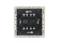             FORTE&PIANO Ажыратқыш 2 пернелі, өтпелі 10А FP407 ваниль ИЭК    