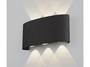 1551 TECHNO LED / Светильник садово-парковый со светодиодами TWINKY TRIO черный