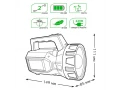             Профекторлы қол шам Gauss модель GFL604 3W 150lm lead acid 900mAh LED 1/10/40    