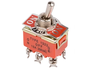 Тумблер 250V 15А (6c) ON-OF-ON двухполюсный (KN-203) REXANT, 36-4132
