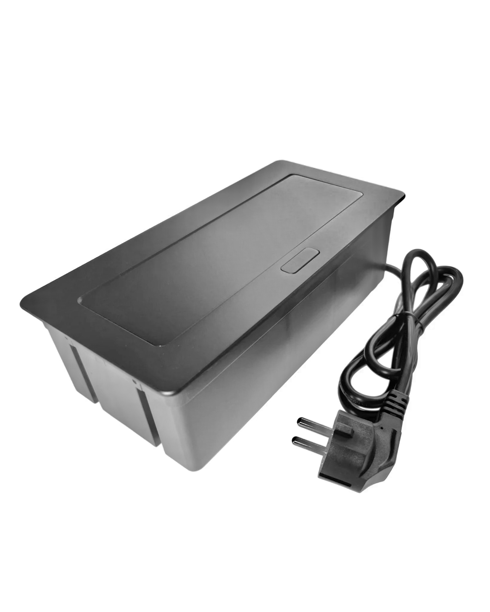             Үстелге арналған бокс, 3 розеткалы 200В, 1,5 м сым, қара Shelbi STG-6M-3S-B    