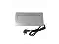             Үстел боксы, 3 розеткаға арналған 200В, сым 1,5м, күміс Shelbi STG-6M-3S-S    