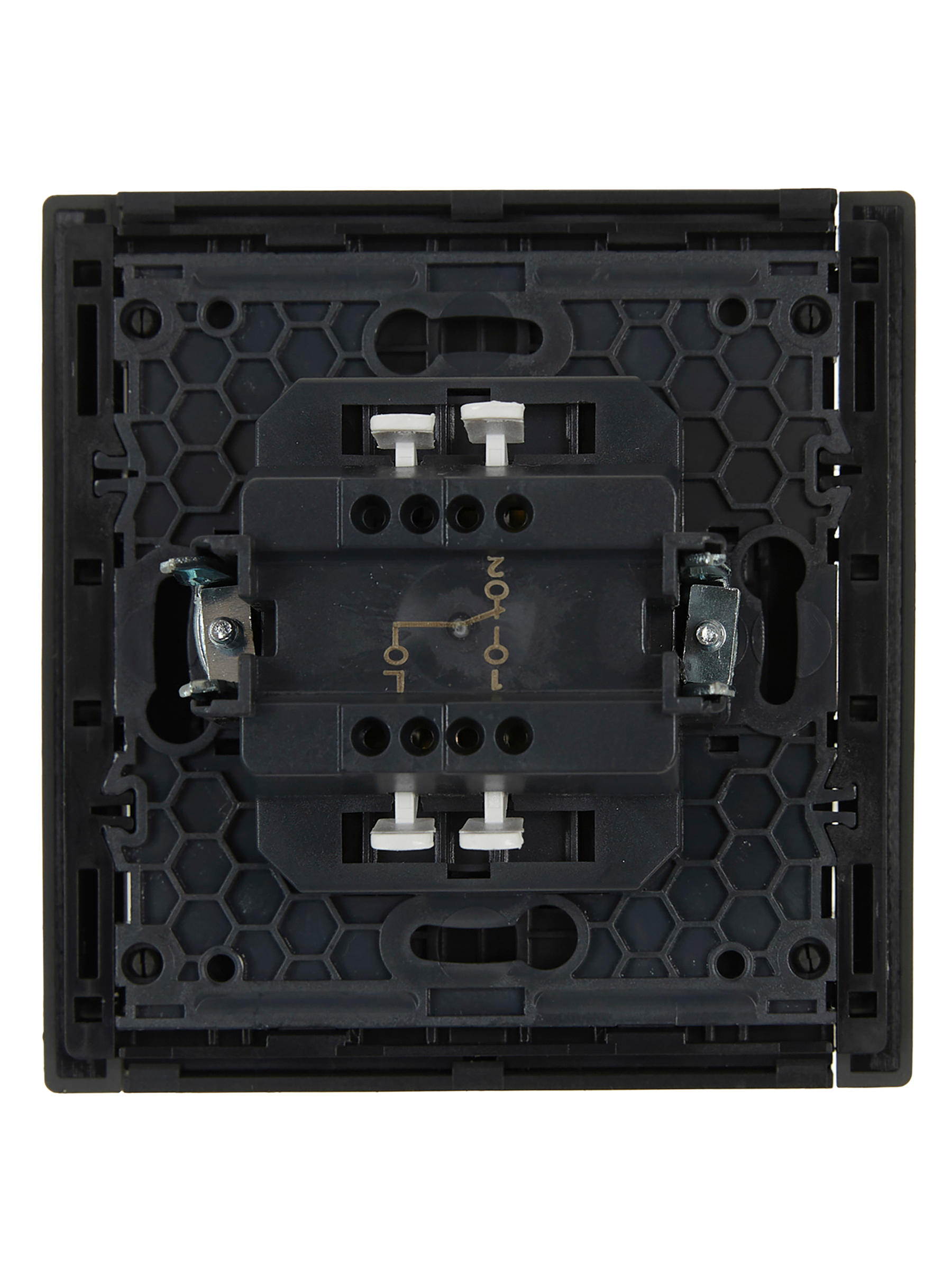             FORTE&PIANO Ажыратқыш 1 пернелі, өтпелі 10А FP303 сұр ИЭК    