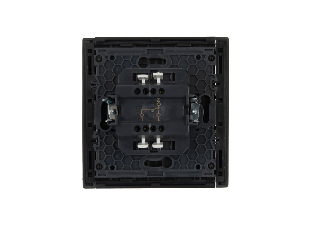             FORTE&PIANO Ажыратқыш 1 пернелі, өтпелі 10А FP303 сұр ИЭК    
