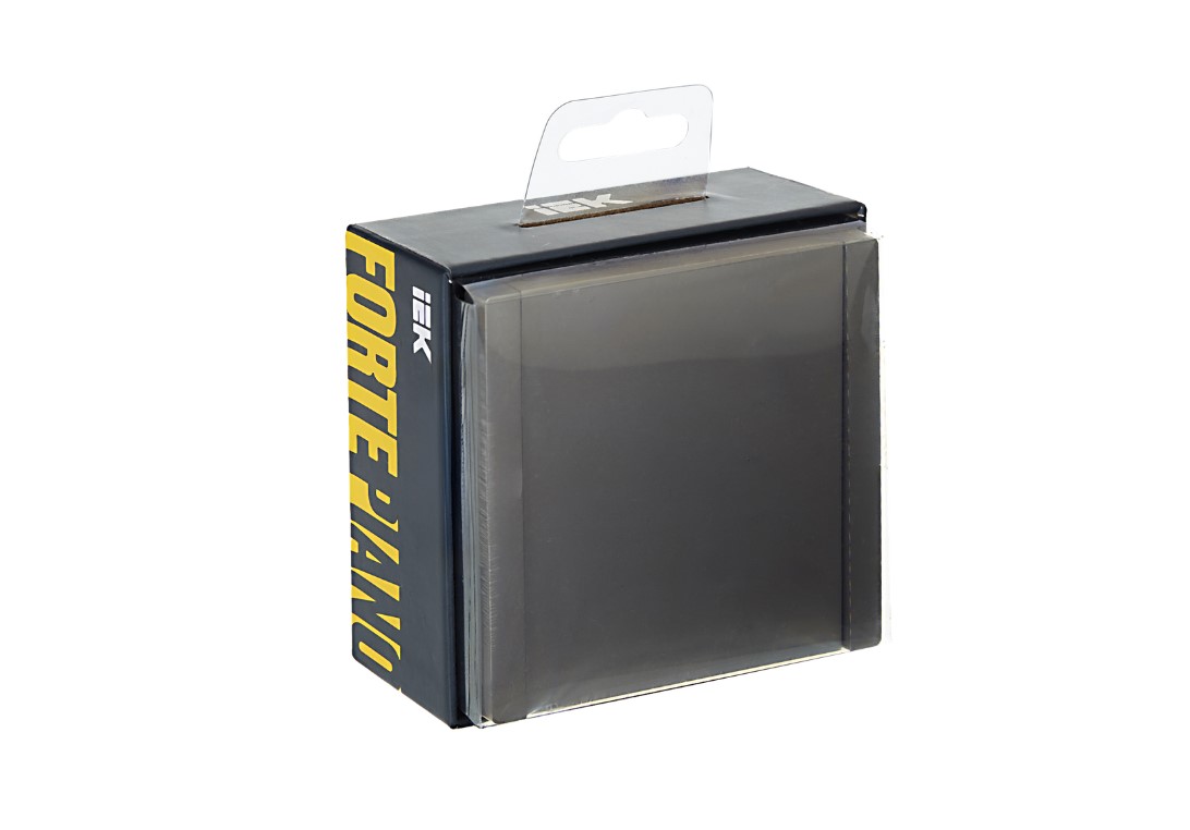             FORTE&PIANO Ажыратқыш 1 пернелі, өтпелі 10А FP303 сұр ИЭК    