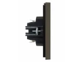             FORTE&PIANO Ажыратқыш 1 пернелі, өтпелі 10А FP303 сұр ИЭК    